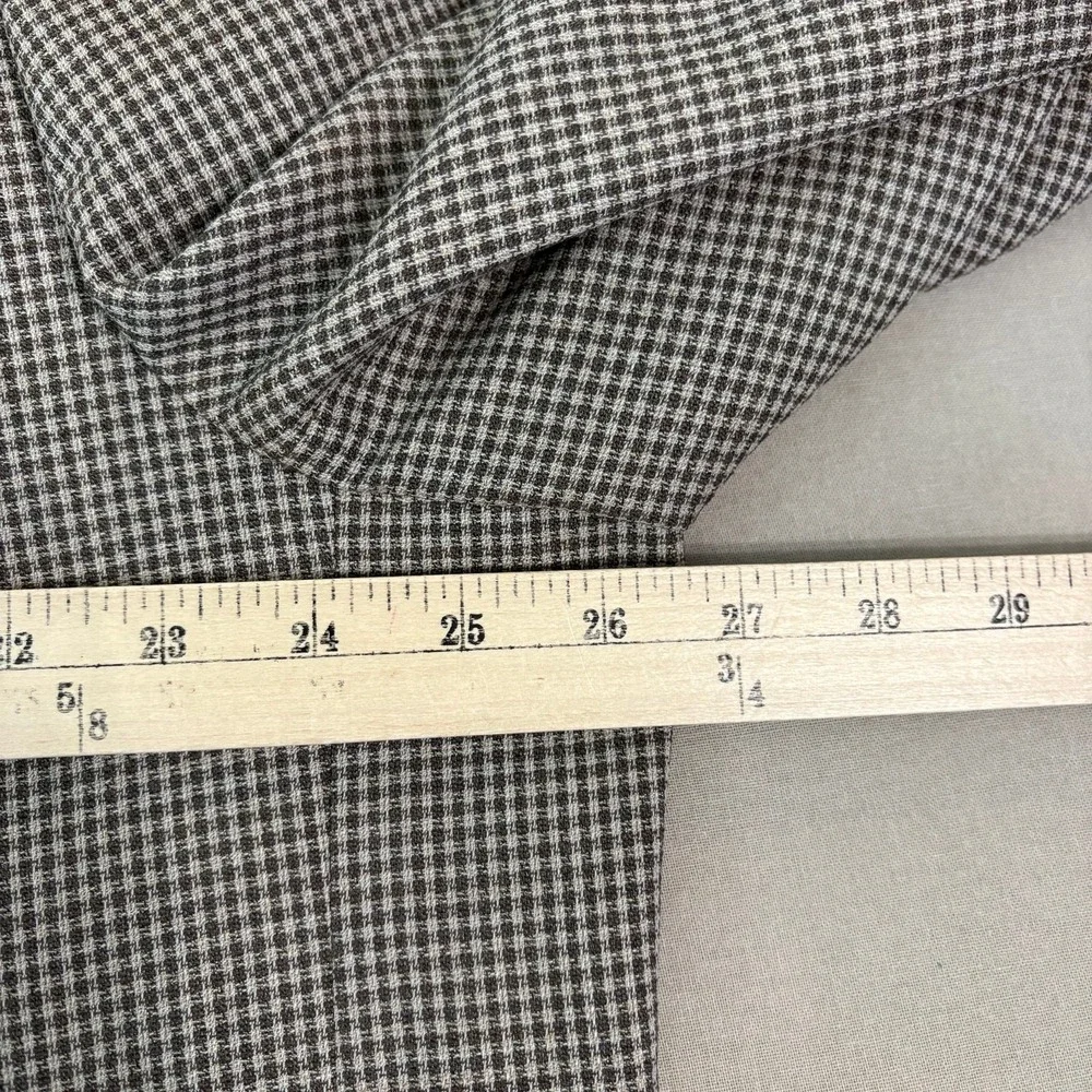 Hickey‎ Freeman Blazer Sport Coat Men Size 52L Brown Houndstooth Wool Two-Button